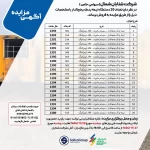 مزایده فروش نیمه‌یدک‌های یخچال‌دار ماموت شتابان شمال